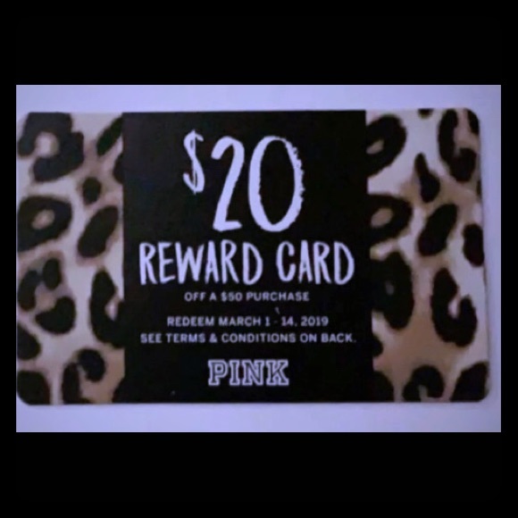 (2)✨Victoria’s Secret Reward Card✨❤️ - Picture 1 of 1